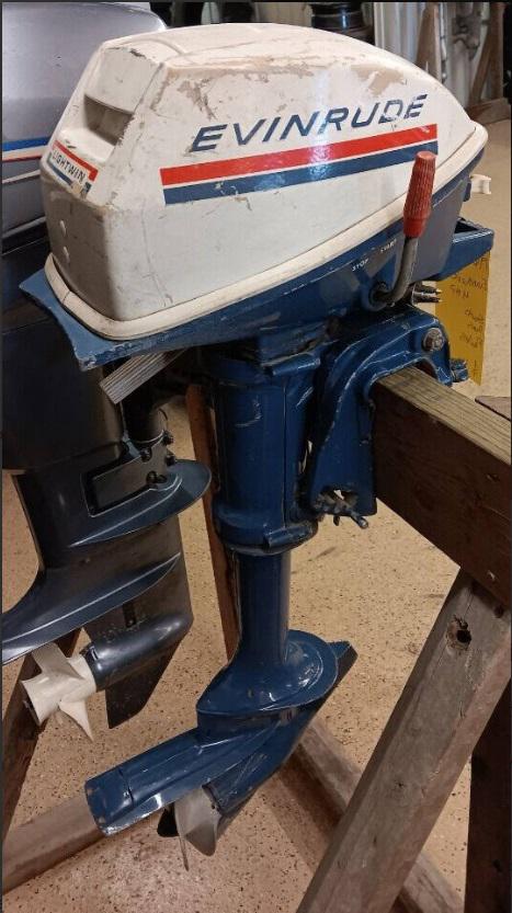 1969 Evinrude 4 hp Outboard Motor - Item # 126