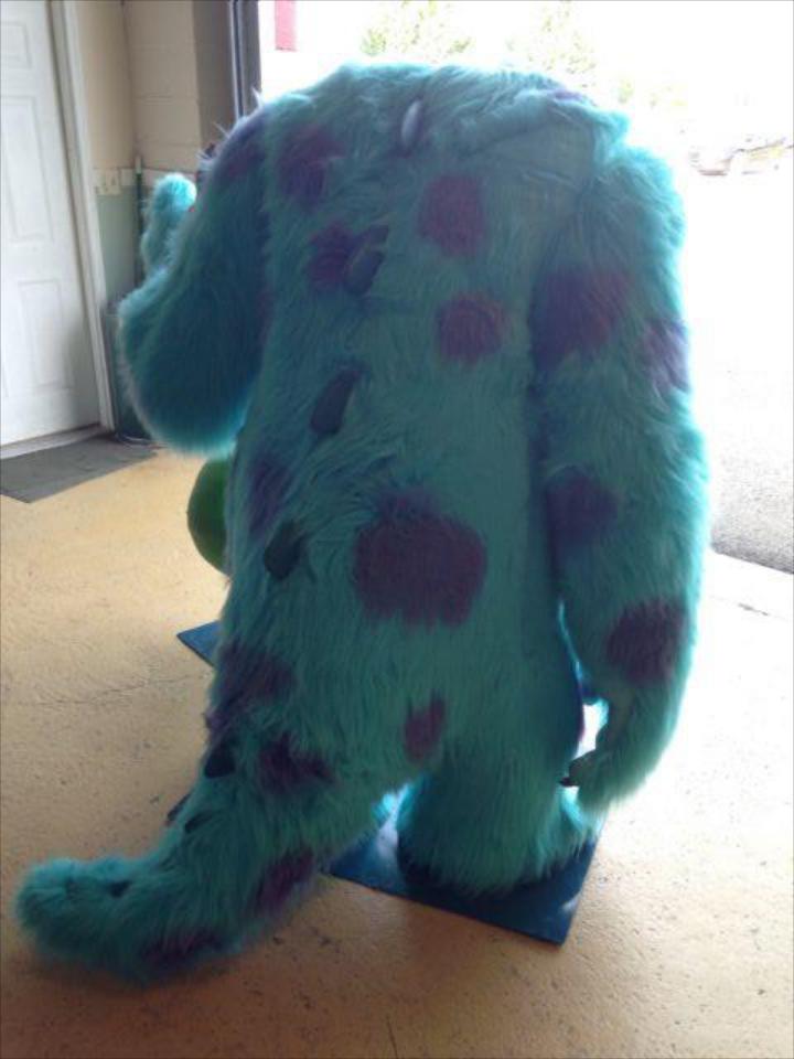 Life Size Monsters Inc Sulley, Mike and Boo