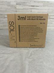 Luer Lock Syringe with Blunt Fill Needle