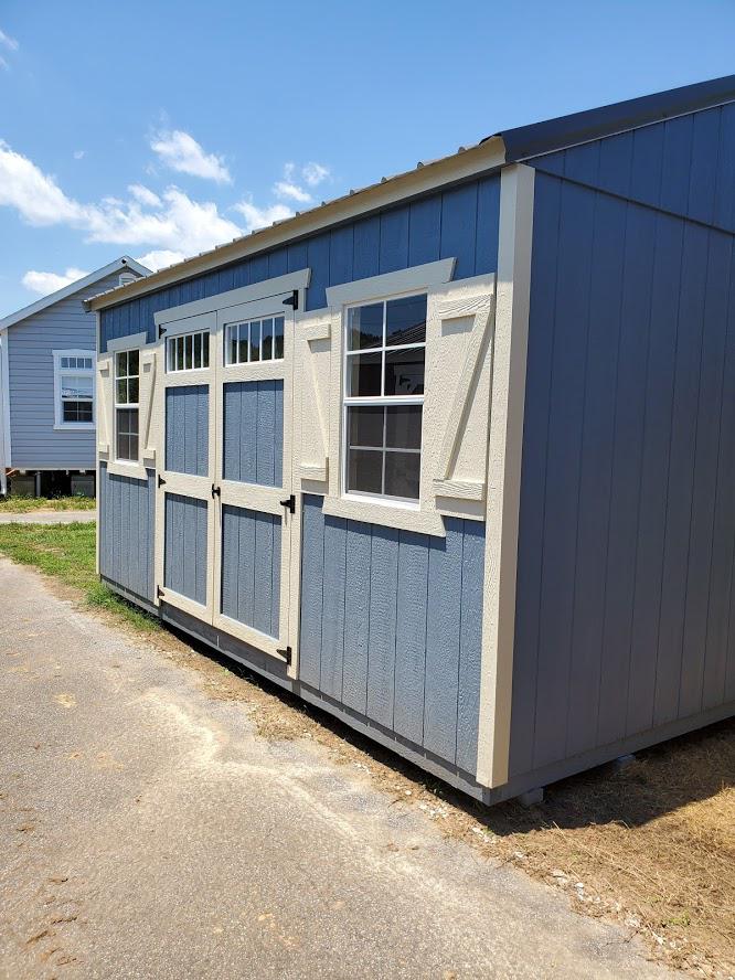 MARION Inventory: 12x16 Utility Building With Shelves & Workbench!