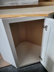 White Corner Cabinet