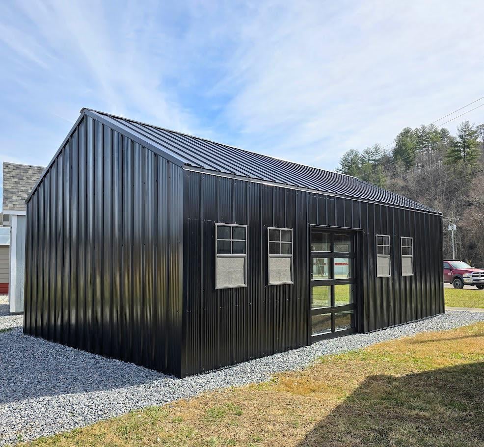 $5,635 OFF-ONLY $16,904 + TAX - 18x30x9 GARAGE - RTO AVAILABLE - (GLASS GARAGE DOOR SOLD SEPERATELY)
