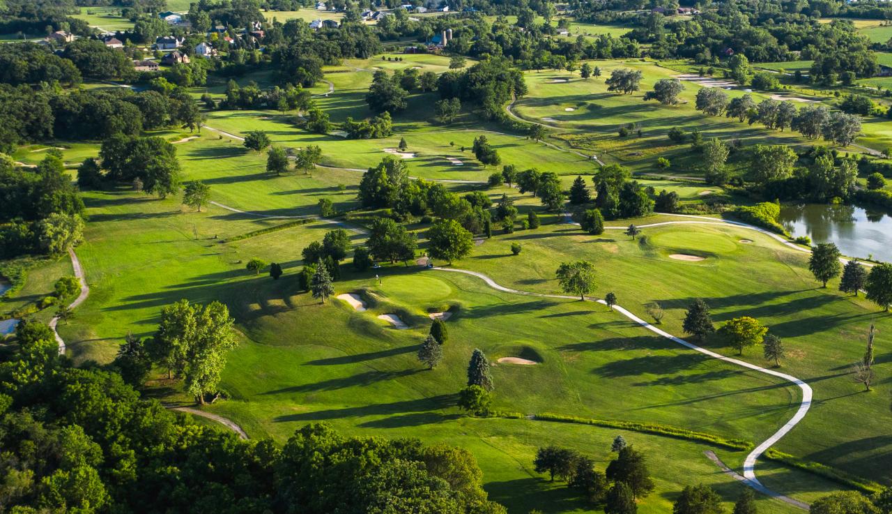 Golf Course Fly-over