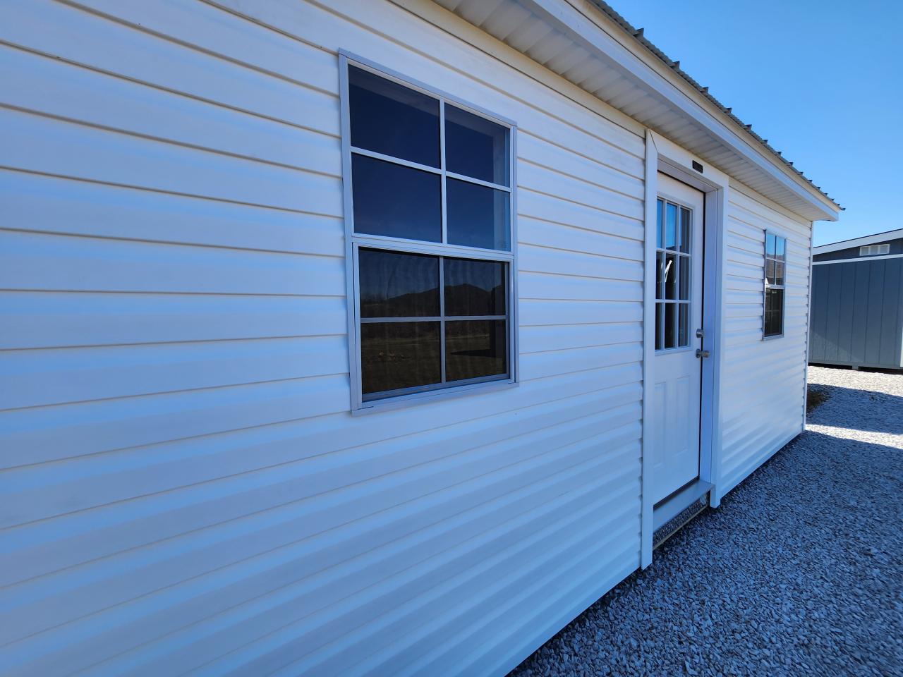 10% OFF! VINYL 10x20 -INSULATED DOOR - HIGH WALLS - 6"OVERHANG - ONLY $6306!