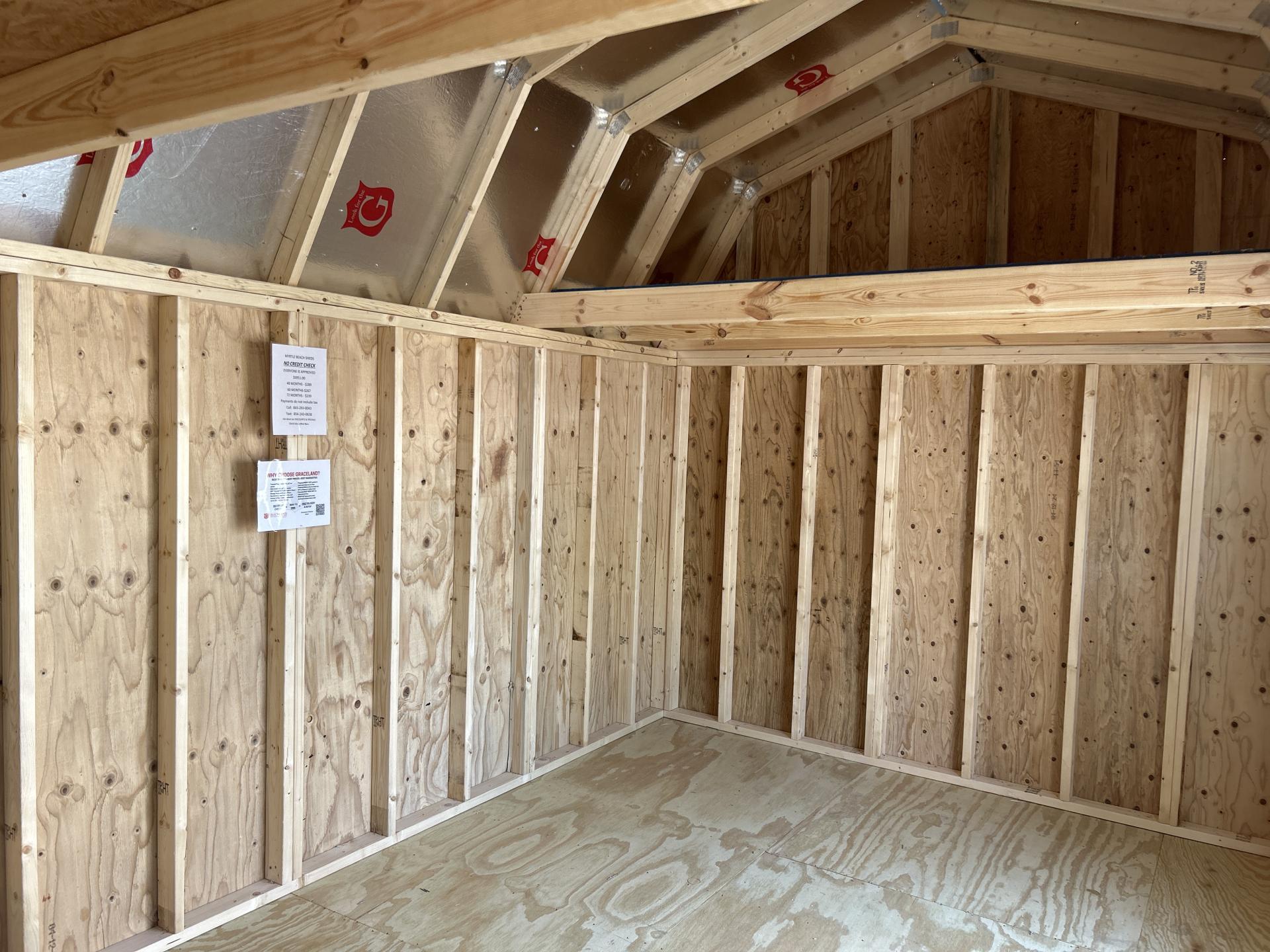 10x16 SIDE LOFTED BARN
