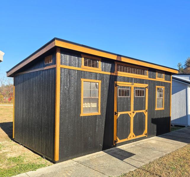 10X20 MODERN ESCAPE W/100 AMP ELECTRICAL - $418 OFF - $7,952 OR 314 DOWN & 314/MO - NO CREDIT CHECK -FREE DELIVERY (within 50-miles)