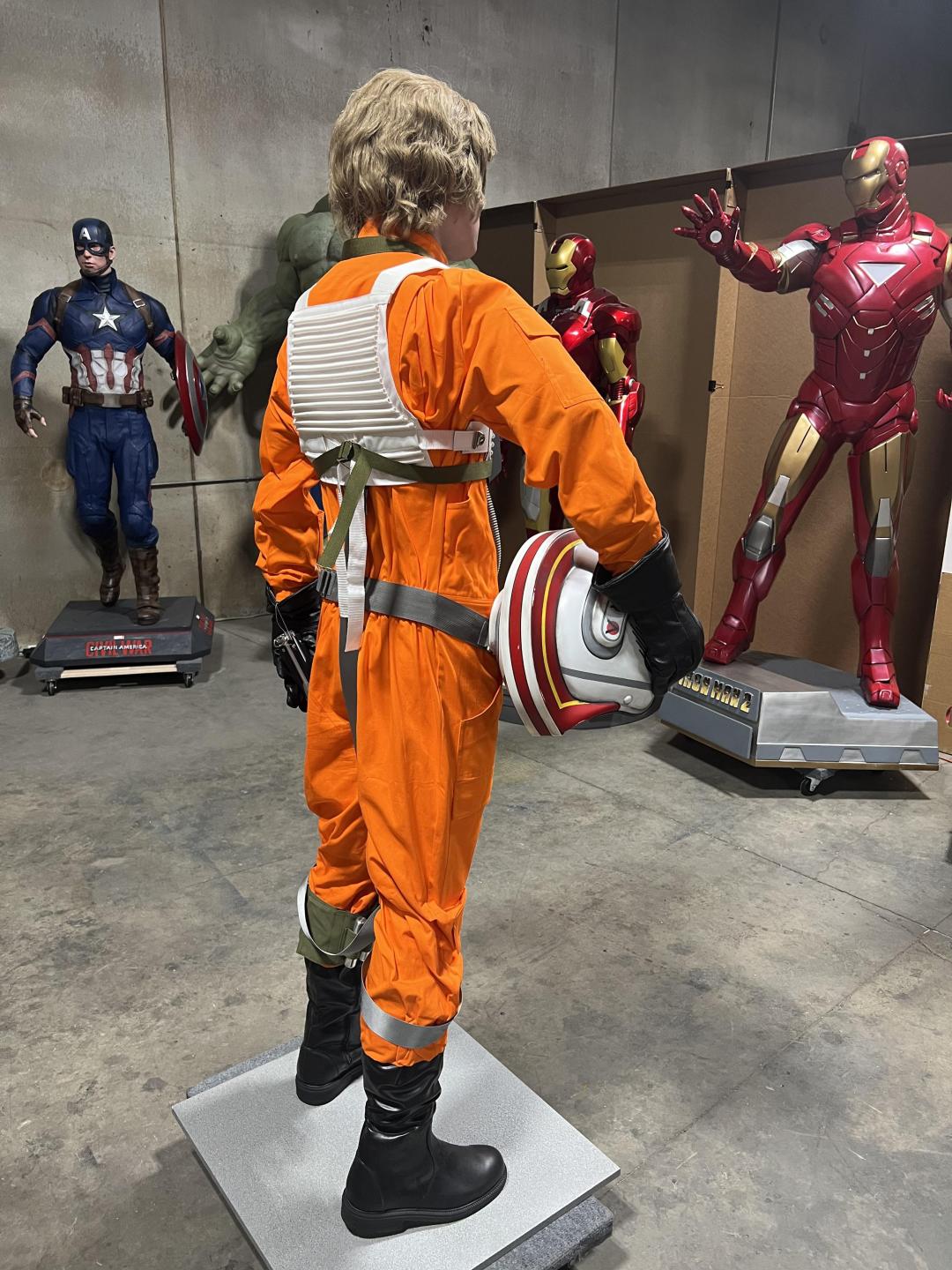 Life Size Star Wars Luke Skywalker X-Wing Fighter Pilot