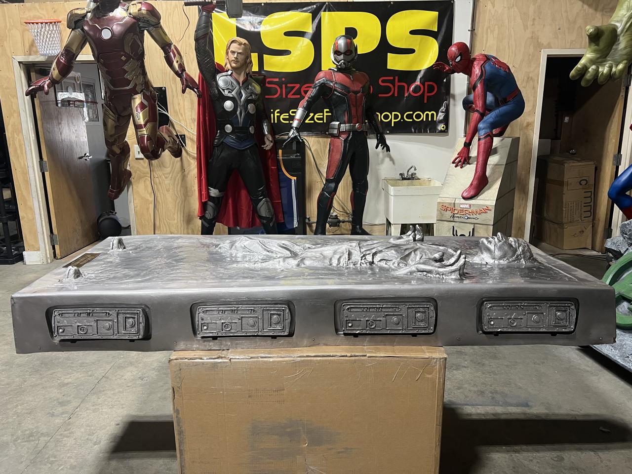 Life Size Han Solo in Carbonite Illusive Concepts