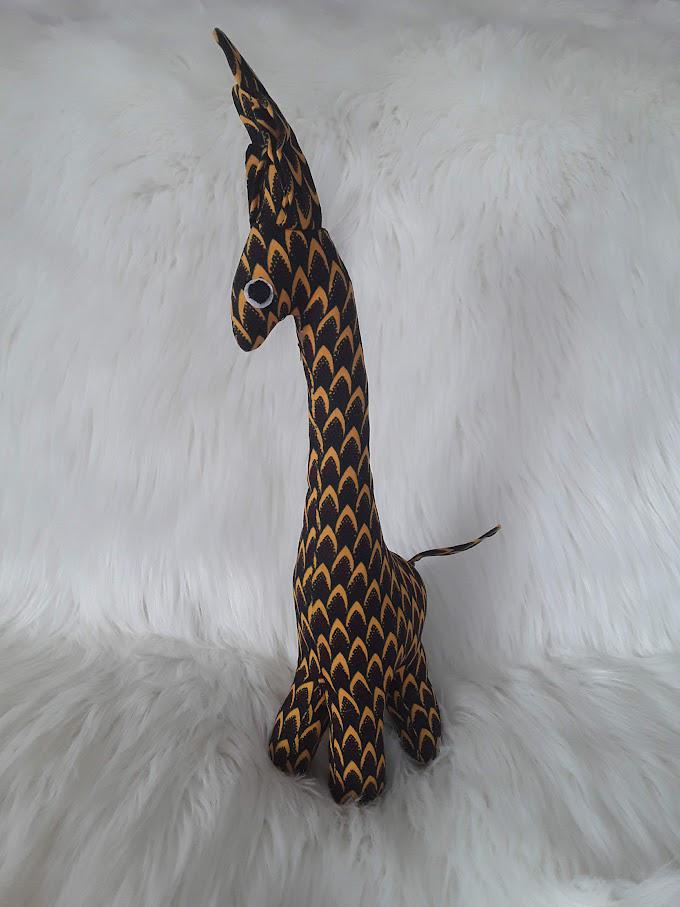 Handmade Stuffed Giraffe.