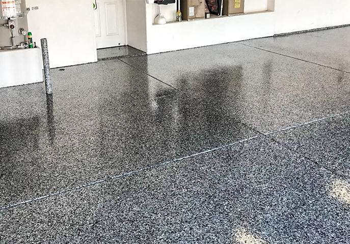 EPOXY FLAKE FLOOR INSTALLATION