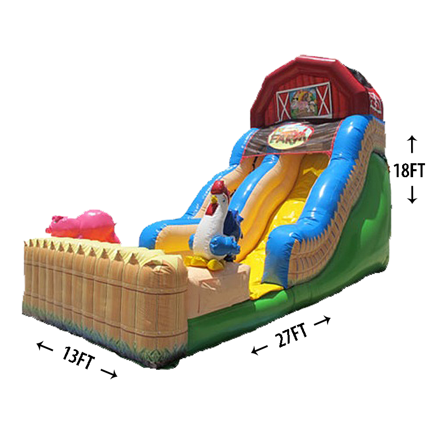 18' Funny Farm Slide (Wet/Dry)