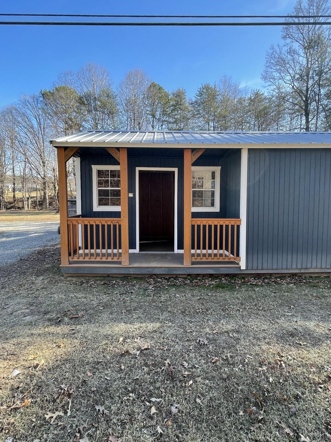 14x40 Corner Porch Cabin
