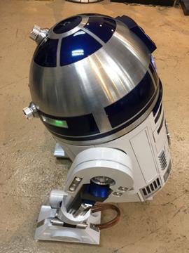 Life Size Star Wars Steel and Aluminum RC R2D2
