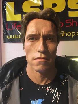 Life Size Terminator Arnold Schwarzenegger Disco Scene