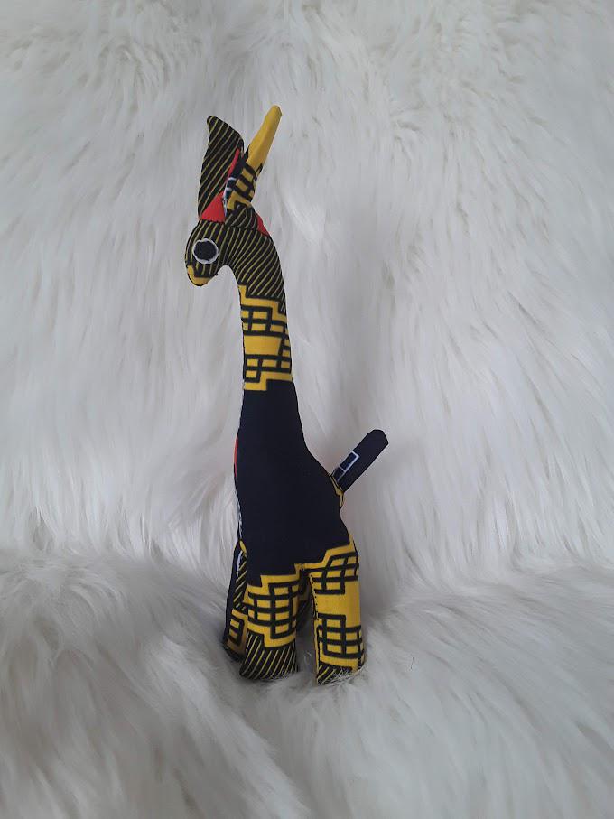 Handmade Stuffed Giraffe.