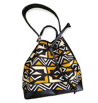Multicolor Ankara Bucket Bag