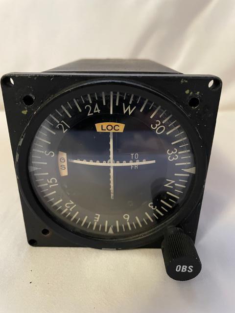 King KNI-520 Navigation Indicator: GPS/VOR/LOC/Glide Slope. 14/28 Volt. Used.