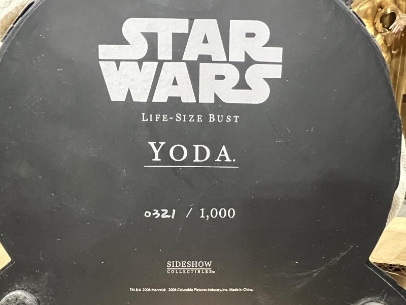 Life Size Sideshow Star Wars Yoda Bust