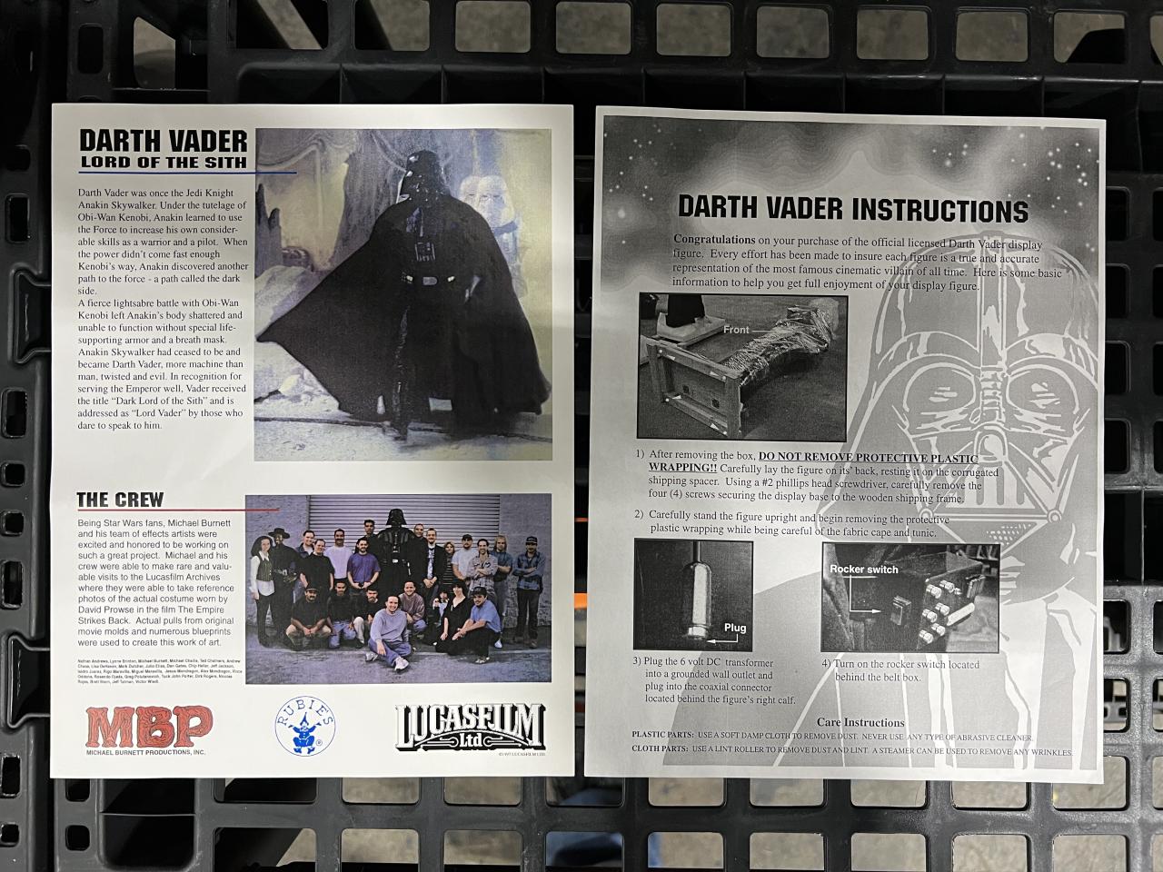 Star Wars Rubies Darth Vader