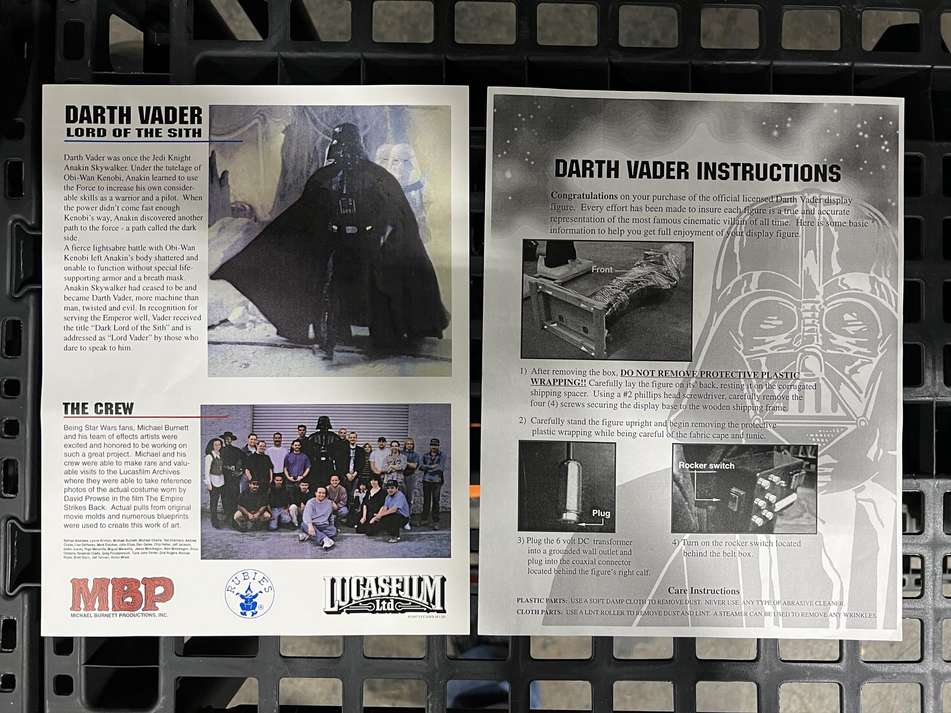 Star Wars Rubies Darth Vader