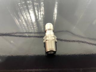 Stainless Steel 3/8" Male Thread Male Quick Connect Fitting