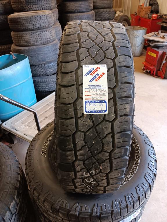 LT265/75R16 Mastercraft Couser AXT2 Tires Set of 4