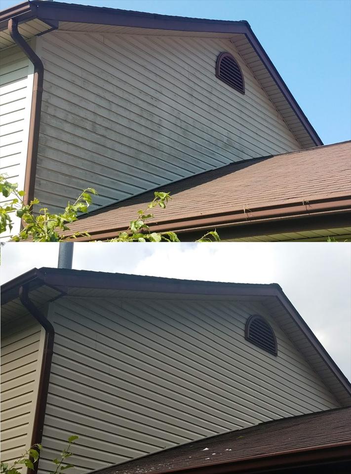 Pressure Washing In Village Of Clarkston Mi Soft Wash House Washing