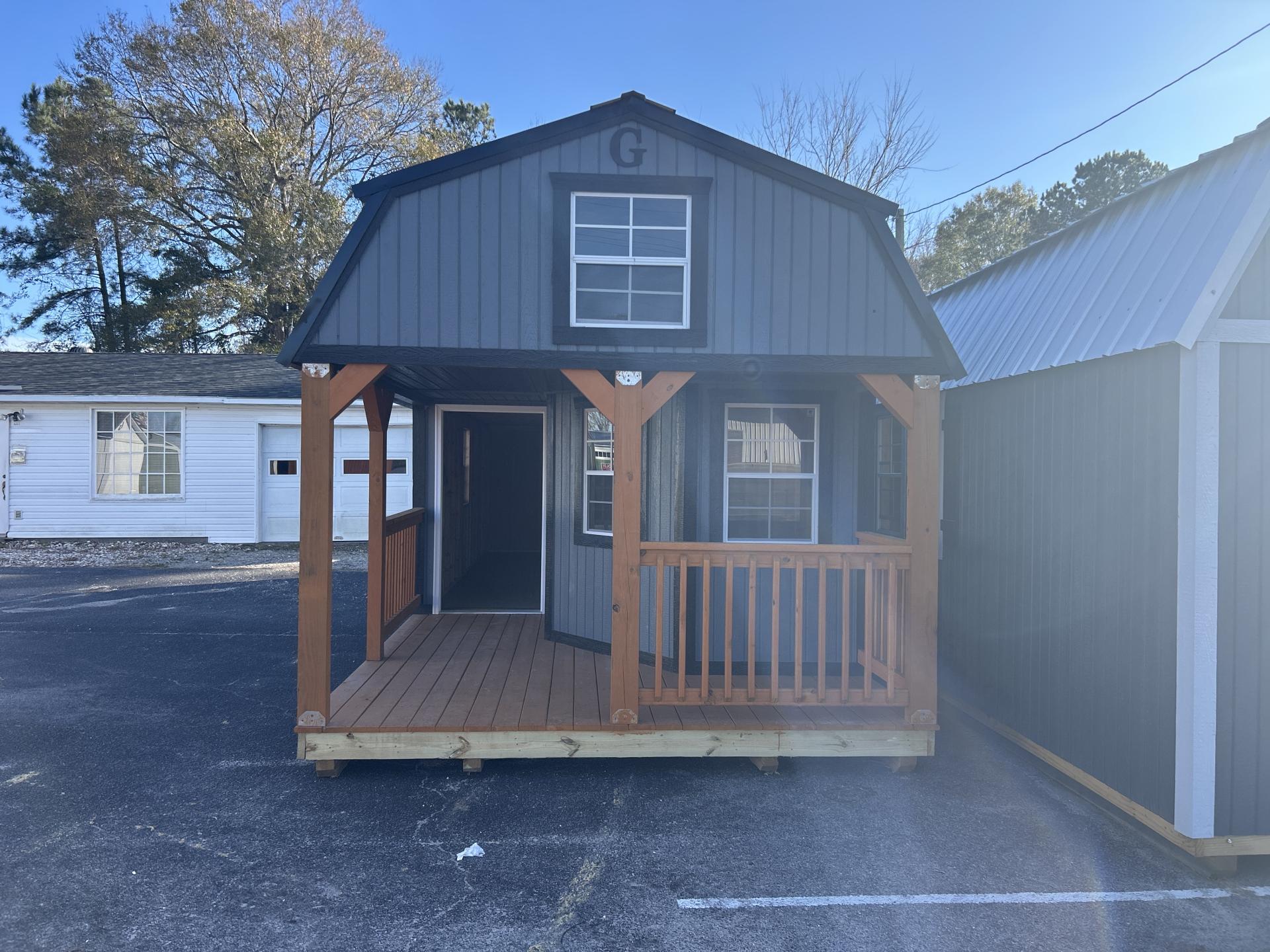 12x32 WRAPAROUND LOFTED BARN CABIN