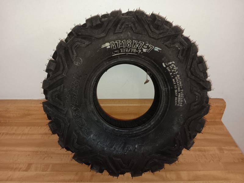AT 18X7/7 or 175/75/7 6 Ply ATV Tire