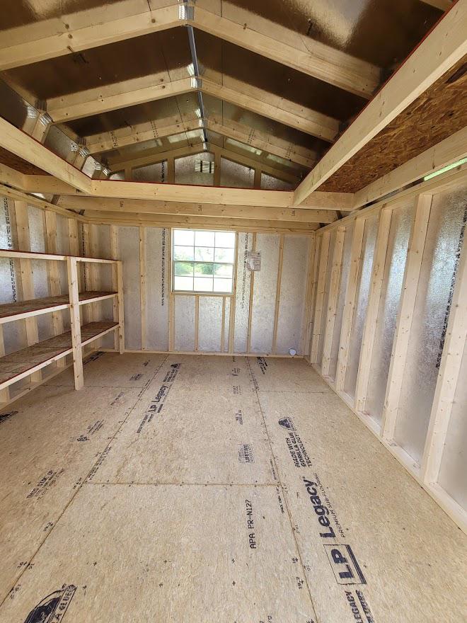 Marion - 12x12 LOFTED BARN W/SHELVES & U-LOFT