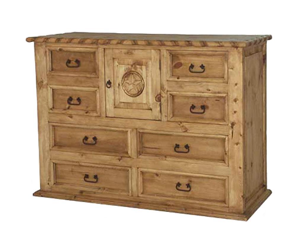 Mansion Dresser W/Rope and Star