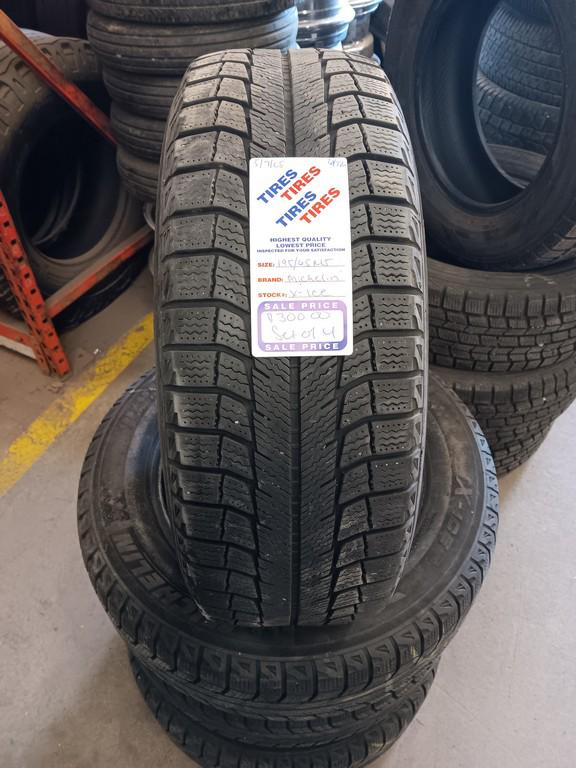 195/65R15 Micheline X-Ice Tires Set of 4
