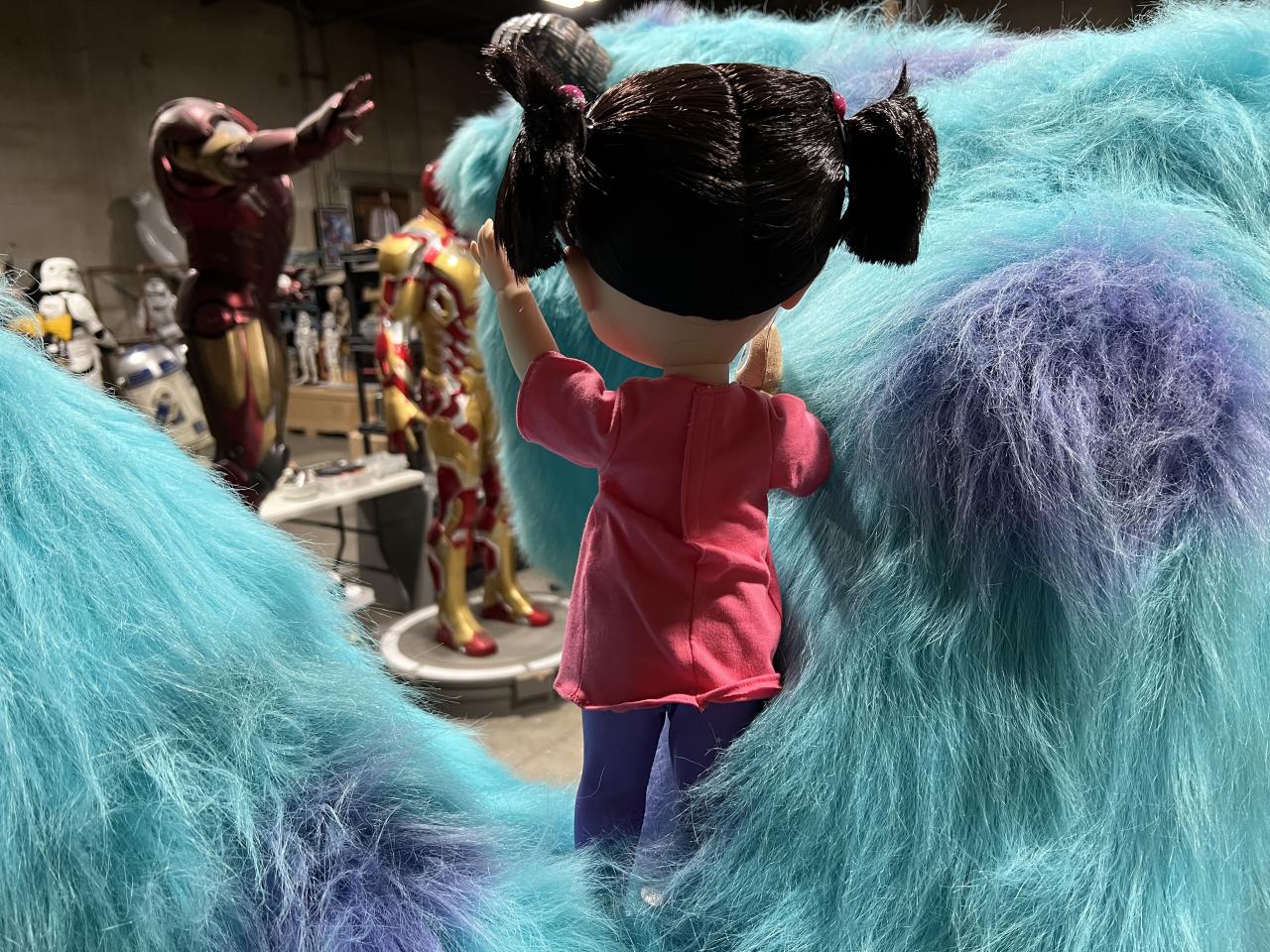Life Size Monsters Inc Sulley, Mike and Boo