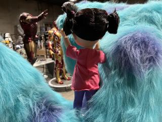 Life Size Monsters Inc Sulley, Mike and Boo