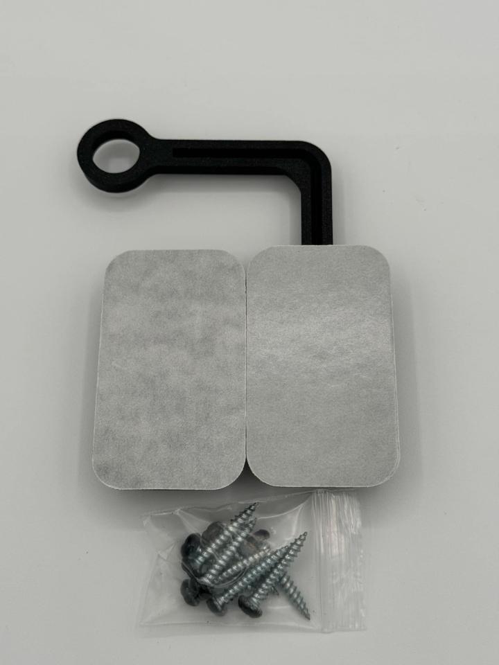Ring Latch 90 Degree Black