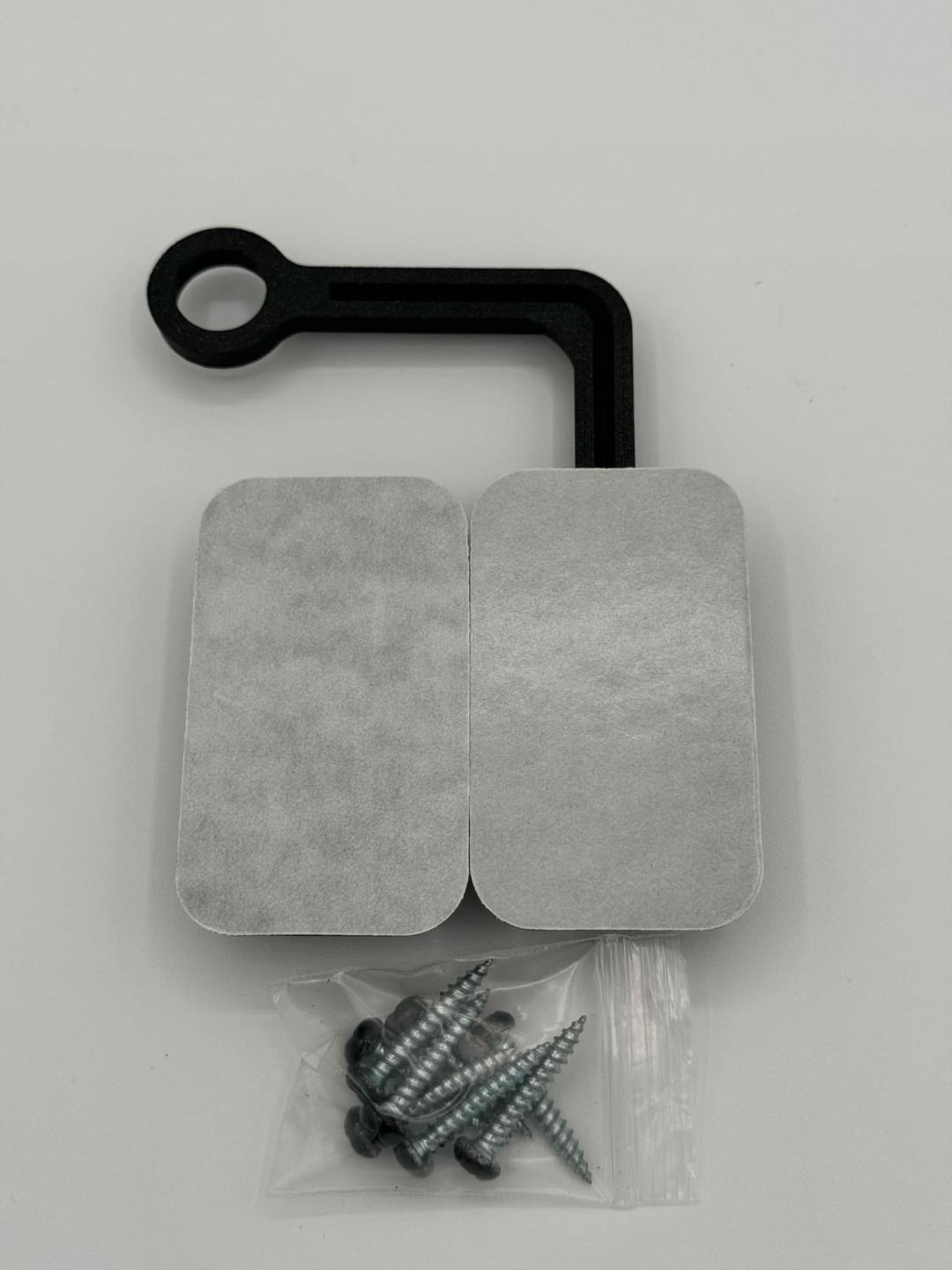 Ring Latch 90 Degree Black
