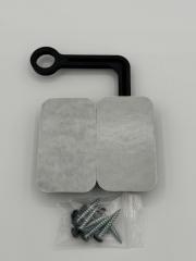 Ring Latch 90 Degree Black