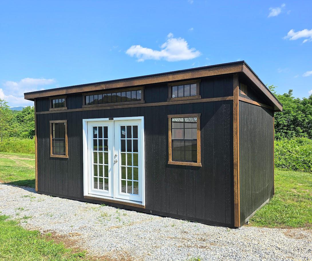 10x20 MODERN ESCAPE WITH ELECTRICAL - $7,541 or $298 DOWN -$298/MONTH - FREE DELIVERY & BLOCKS (50 miles)