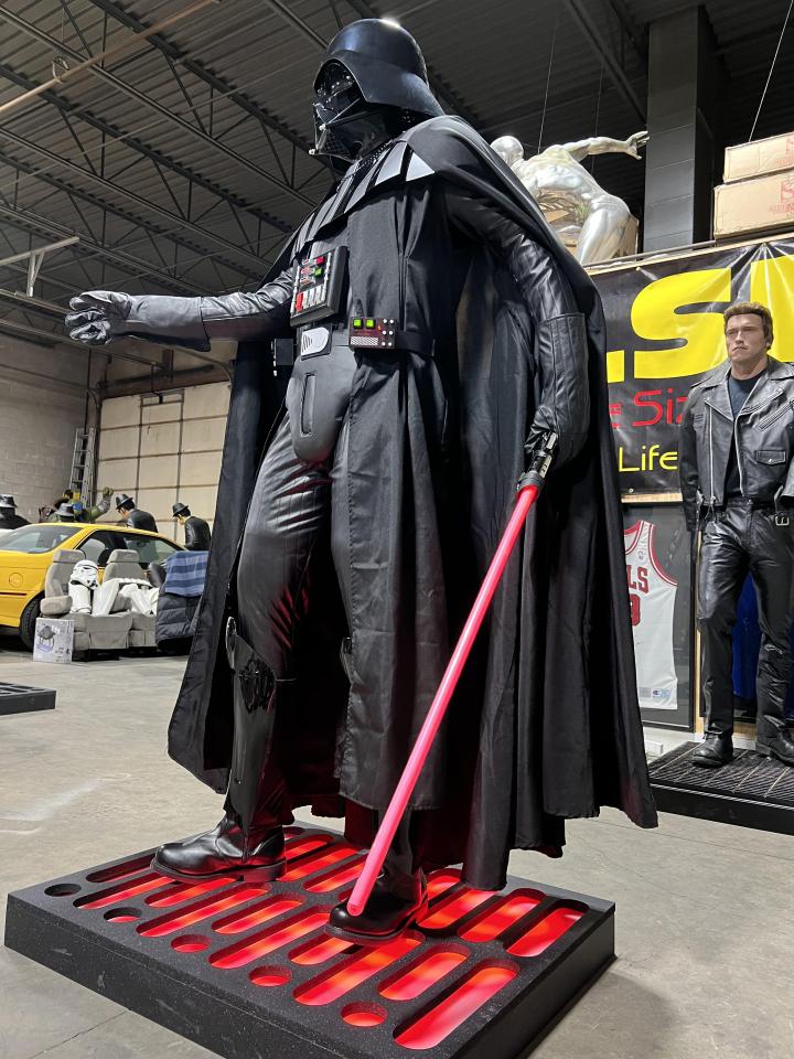 Life Size Star Wars Darth Vader with Lightsaber