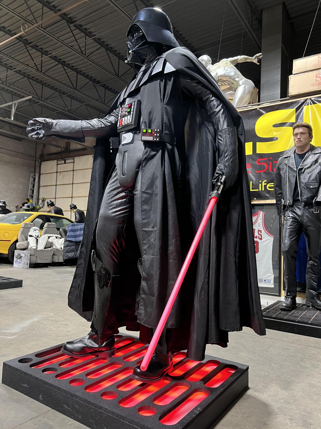 Life Size Star Wars Darth Vader with Lightsaber
