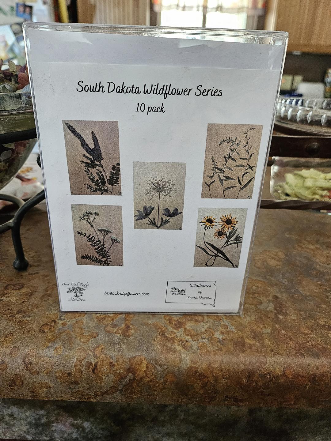 South Dakota Wildflower Series Cards 10 pack print cards