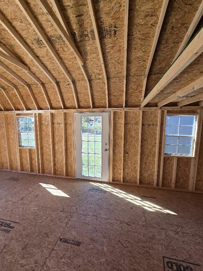 $1,032 OFF this 12x24 Lofted Barn Garage - ONLY $9,291 + tax OR $367 Down and $367/ Month Rent to Own! EVERYONE APPROVED!