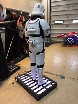 Life Size Star Wars Stormtrooper with Blaster Full Size