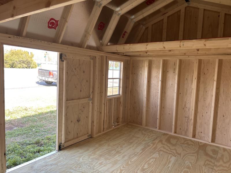 10x16 SIDE LOFTED BARN