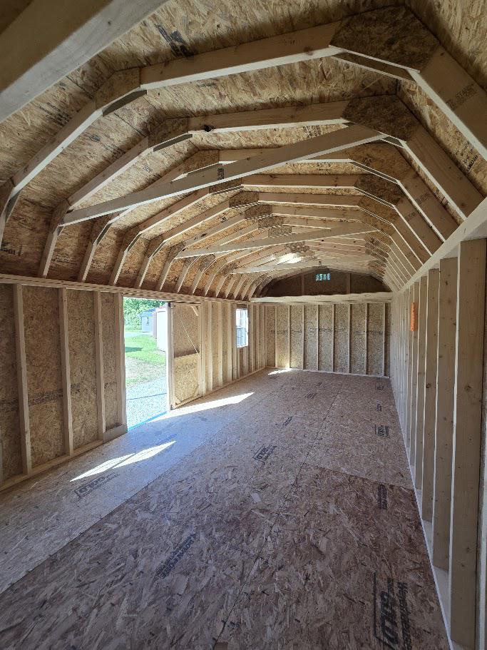 $484 OFF! 12X28 DAWN GRAY LOFTED BARN - ONLY $9,211 - $364 DOWN & $364/MO - NO CREDIT CHECK - EVERYONE APPROVED!