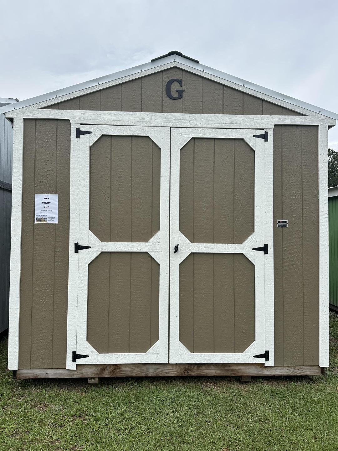 Graceland 10x16 Utility Shed