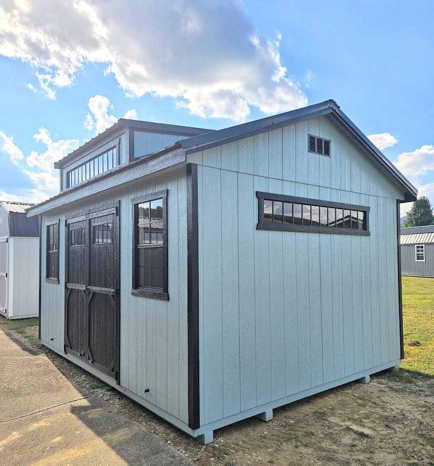 SAVE $859 OFF! $305 DOWN - $305/MO - $7,736 - 12X16 SHED W/DORMER - NO CREDIT CHECK - FREE DELIVERY & BLOCKS (50-MILES)