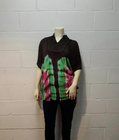 Tie Dye Poncho Top