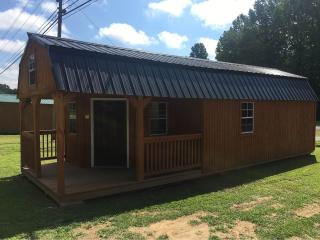 12x32 Wrap Around Lofted Barn Cabin