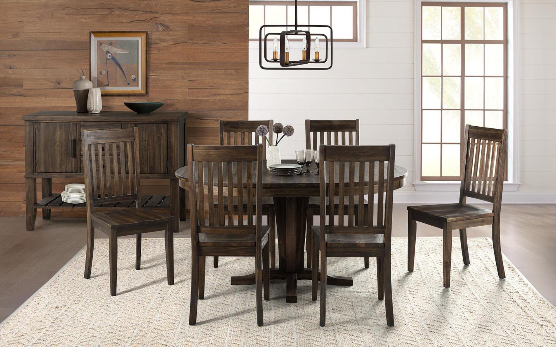 ROUND EXTENSION TABLE 1 - 18” REMOVABLE LEAF